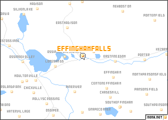 map of Effingham Falls