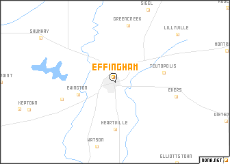 map of Effingham