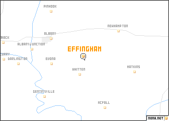 map of Effingham