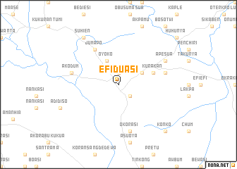 map of Efiduasi