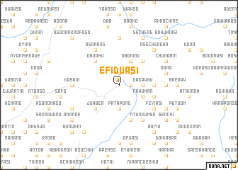 map of Efiduasi