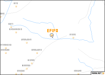 map of Efifa