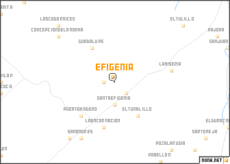 map of Efigenia