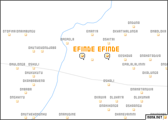 map of Efinde