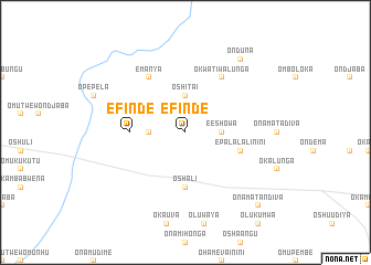 map of Efinde