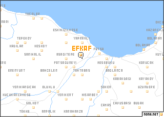 map of Efkaf