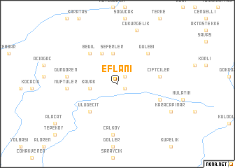 map of Eflâni