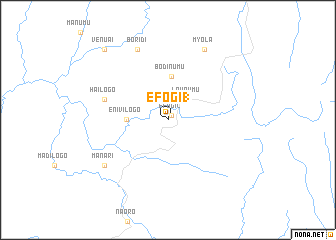 map of Efogi 1