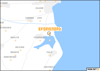 map of Eforie Nord