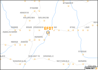 map of Efot