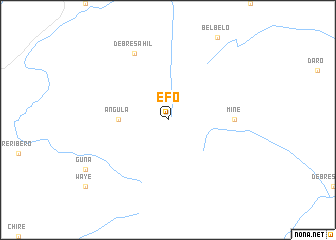 map of Ēfo