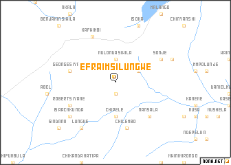 map of Efraim Silungwe