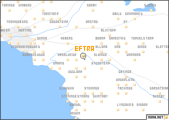 map of Eftra