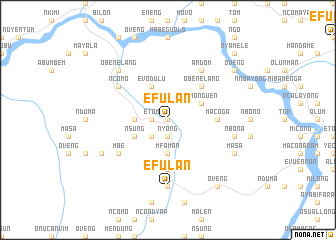 map of Efulan