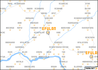 map of Efulan