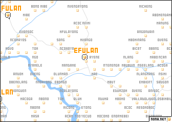 map of Efulan