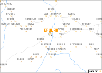 map of Efulan