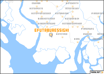 map of Efut Abua Essighi