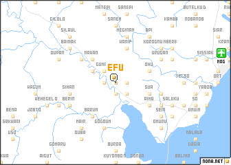 map of Efu