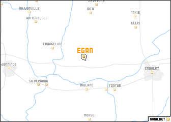 map of Egan