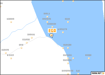 map of Ega