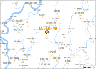 map of Egbedama
