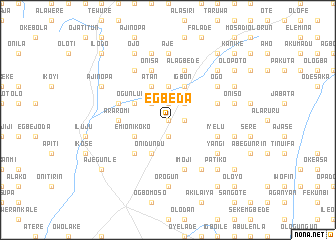 map of Egbeda