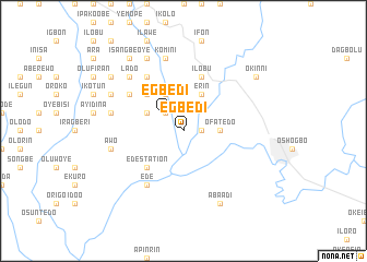 map of Egbedi