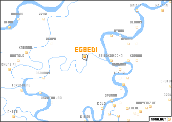 map of Egbedi