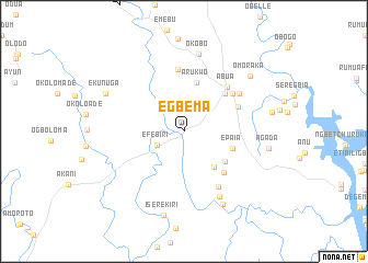 map of Egbema