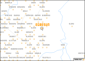 map of Egbesun