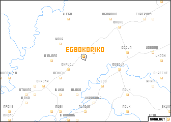 map of Egbokoriko