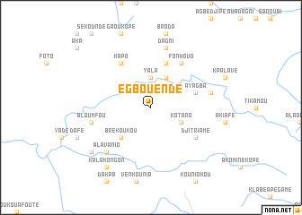 map of Egbouendé