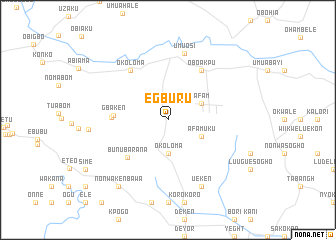 map of Egburu