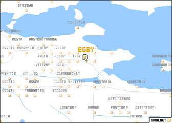 map of Egby