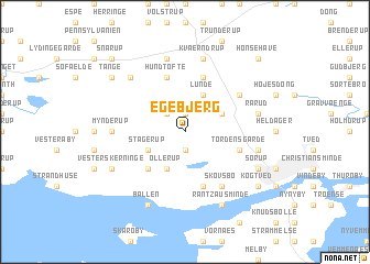 map of Egebjerg