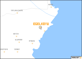 map of Egelköyü