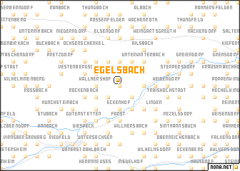 map of Egelsbach