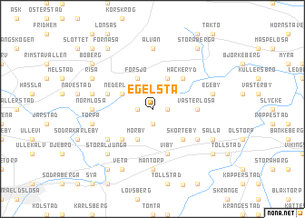 map of Egelsta