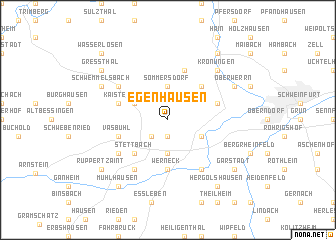 map of Egenhausen