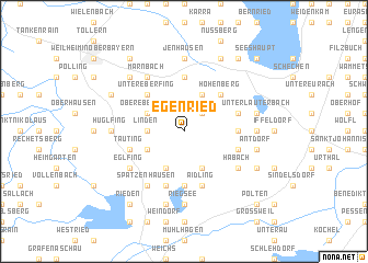 map of Egenried