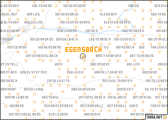 map of Egensbach