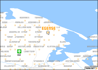 map of Egense