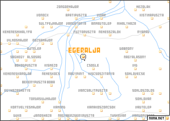 map of Egeralja