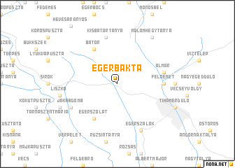 map of Egerbakta