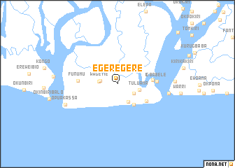 map of Egeregere