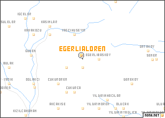 map of Eğerlialören