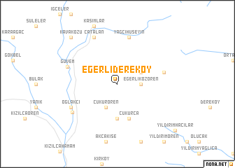 map of Eğerlidereköy