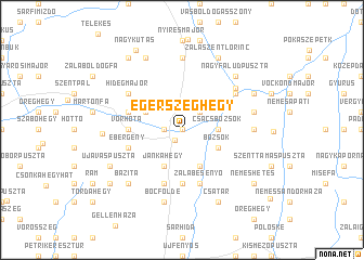 map of Egerszeghegy