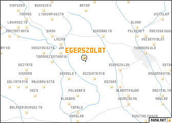 map of Egerszólát